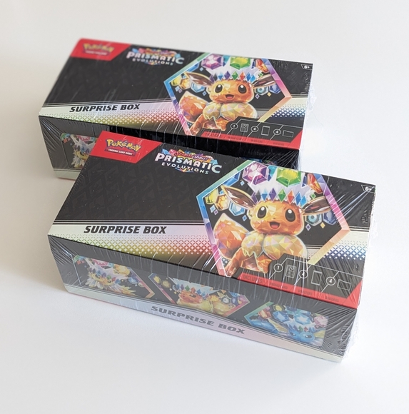 2x Surprise Box 💎 Prismatic Evolutions Brand new factory sealed - Pokemon cards - Picture 1 of 12